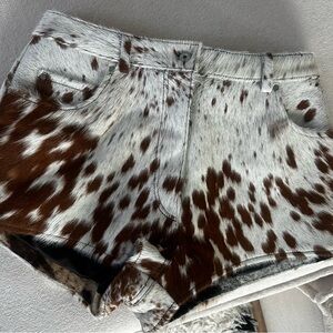 Cow Print Women's Shorts